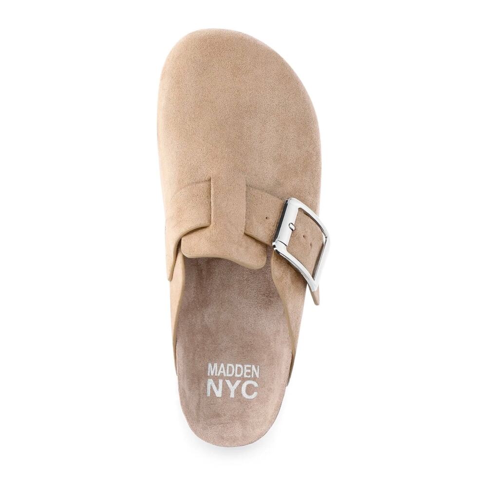 Madden NYC Women's Buckle Platform Clogs in Sand. NWOB. Size 8 - Picture 2 of 7